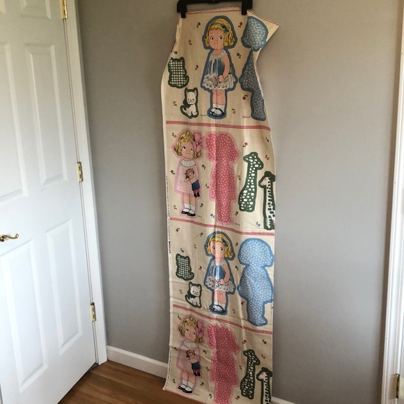 Blue Hill Fabrics Other - Crafting Fabric With Dolls And Animals